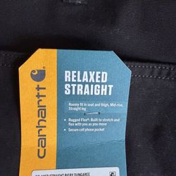 Carhartt RELAXED STRAIGHT RIGBY DUNGAREE Pants 34x30