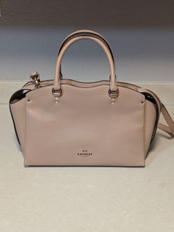 Coach Beachwood/gold Satchel crossbody...comes with dustbag