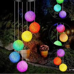 Solar Powered Wind chimes 