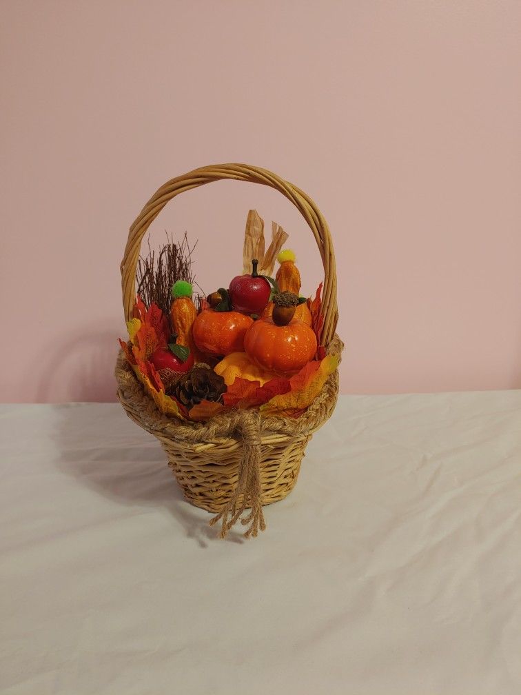 Homemade Autumn Basket