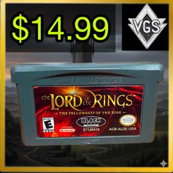 *RETRO* The Lord of the Rings: The Fellowship of the Ring – Nintendo Game Boy Advance – 2002