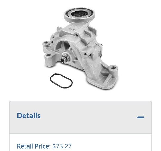 Lot # FA0064: A-Premium Engine Oil Pump with Seal Ring Compatible with Kia Sorento Sedona Cadenza K900 & Hyundai Santa Fe Santa Fe XL Genesis Genesis 