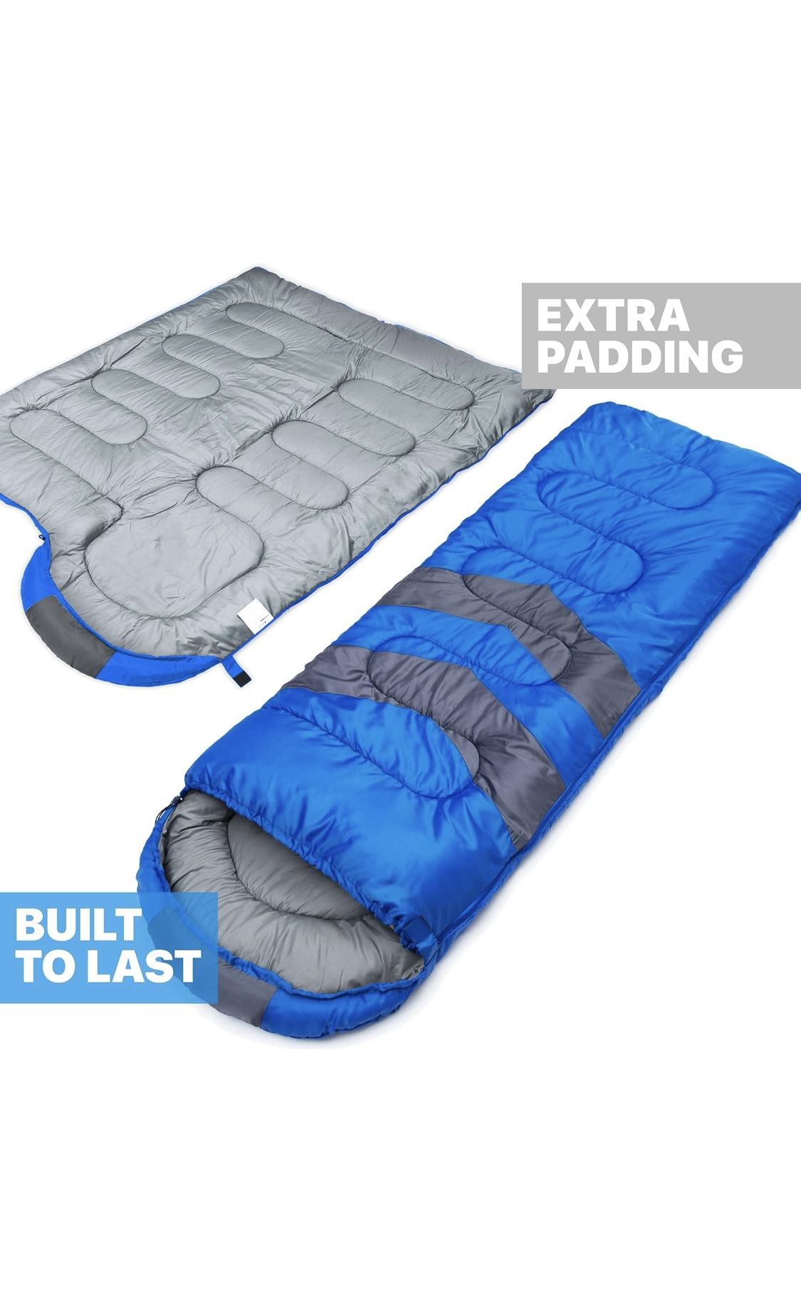 Sleeping Bags for Adults Cold Weather & Warm Boy & Girls, Size 29”x85”
