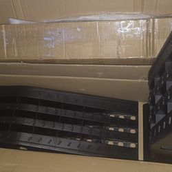 6.25-Inch Car Lift Ramps, 2-Pack – 13,000 lbs GVW, Deep-Grooved Surface for Stable Tire Placement, Heavy-Duty