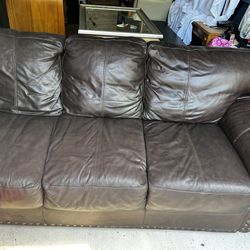 Leather Like Couch 