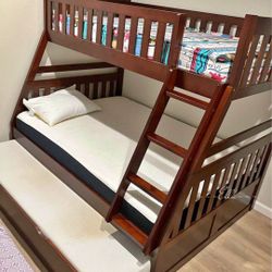 Rowe Dark Cherry Twin/Full Bunk Bed
Homelegance$10 Down Payment And Financing Available