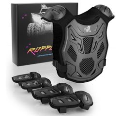 NEW IN BOX ROPPONGI BRAND PROTECTIVE GEAR MOTORCYCLE DIRTBIKE KIDS 5-10 IN AGE REFLECTIVE BREATHABLE GEAR NEW