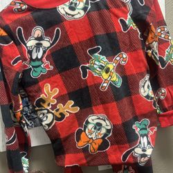 Mickey Mouse Christmas pajamas, size 8