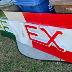 PeMex Gas Sign BIG OIL Mancave Garage Shop