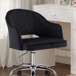Vanity Chair And A Gold Dipped Rose