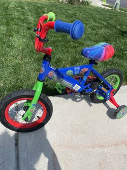 Sparsely Used PJ Mask Toddle bike 