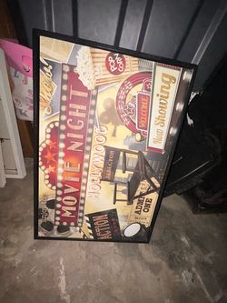 Movie night painting