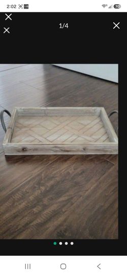 Tray wood Decorative