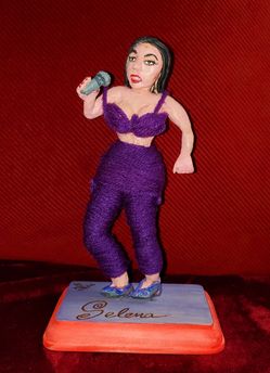 SELENA QUINTANILLA POLYMER CLAY ART SCULPTING