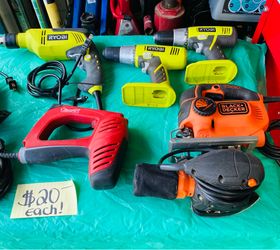 $20 EACH! Are you tired of doing manual labor? Do you want to feel the raw power of $20 vibrating in your hand? Look no further! We have a "gently use