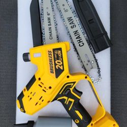 Mini Chainsaw for Dewalt Battery 20V MAX, Auto-Oiler 8-Inch and 6-Inch 2