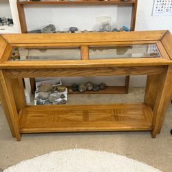 Beautiful Vintage Oak Console Table