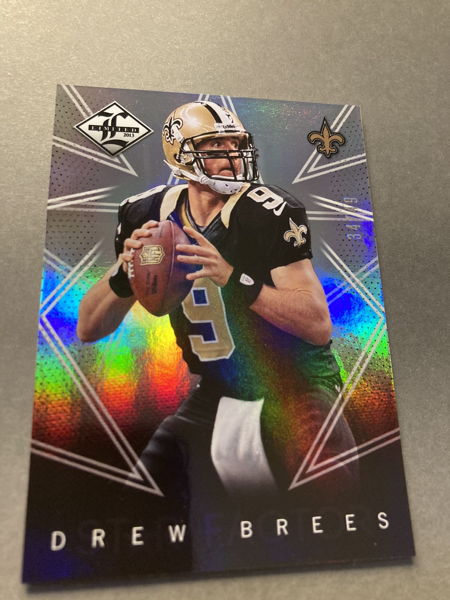 Drew Brees Only 49 Gorgeous Football Card!