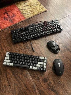 Gaming Keyboard ⌨️ and Mouse 🐁 READ DESCRIPTION NO 📦  PICK UP ONLY NO TRADE ONLY CASH 💵 👉FIRM ON PRICE👈 💲15 FOR All