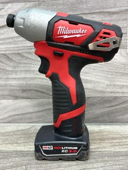 Milwaukee M12 1/4" Hex Impact Driver XC 3.0 Battery (A1D026530)