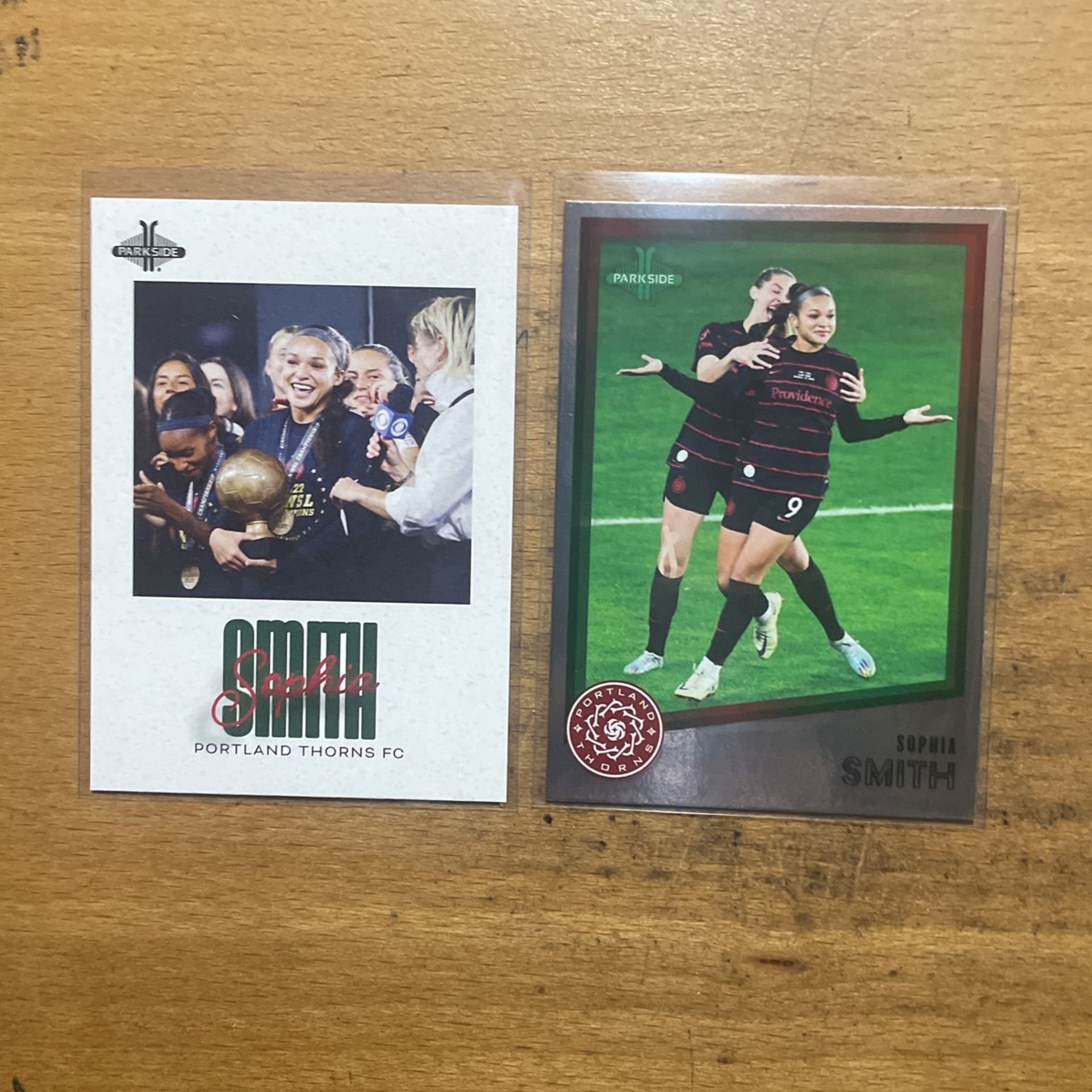 2023 PARKSIDE SOPHIA SMITH 2 CARD LOT 