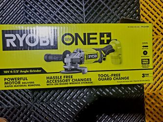 Ryobi 18V ONE+ Angle Grinder (Tool Only) Brand New