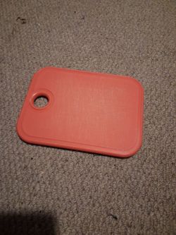 Pinkish Red Cutting Board