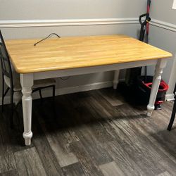 All Wood Table