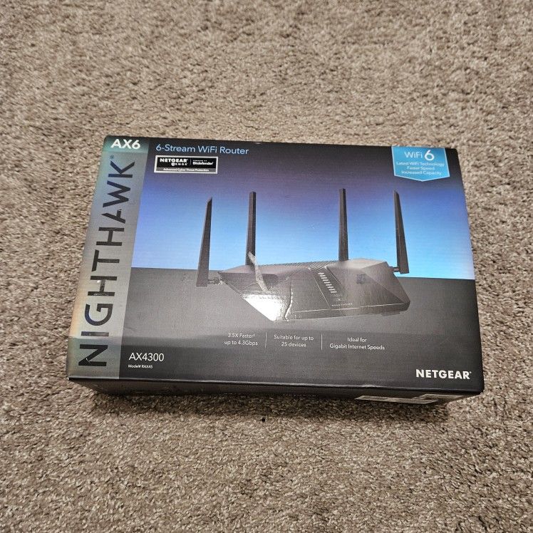 NETGEAR RAX50 Dual-Band AX5400 Wi-Fi 6 Router - RAX50-100NAS