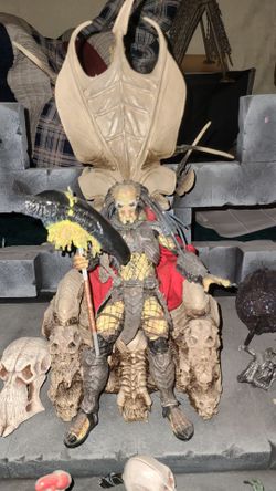NECA Predator Bone Throne AVP Diorama Piece Figure Shown NOT Included