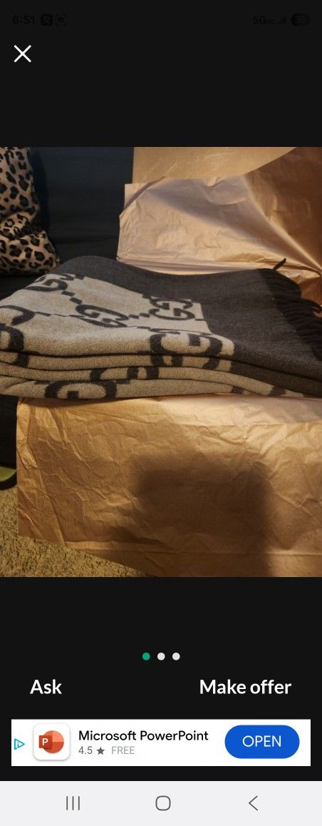 Plaid Blanket Brand New