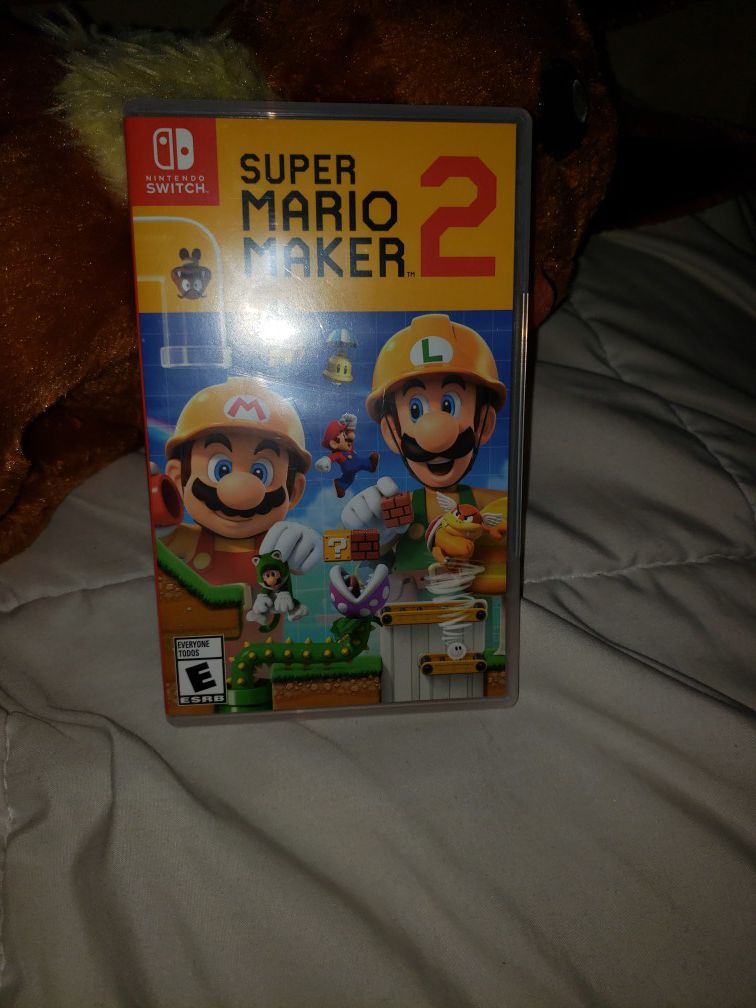 Super Mario maker 2 for the Nintendo switch