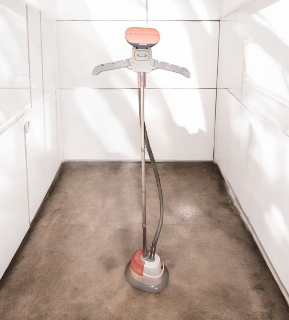 Pink Stand Up High Capacity Garment Steamer 