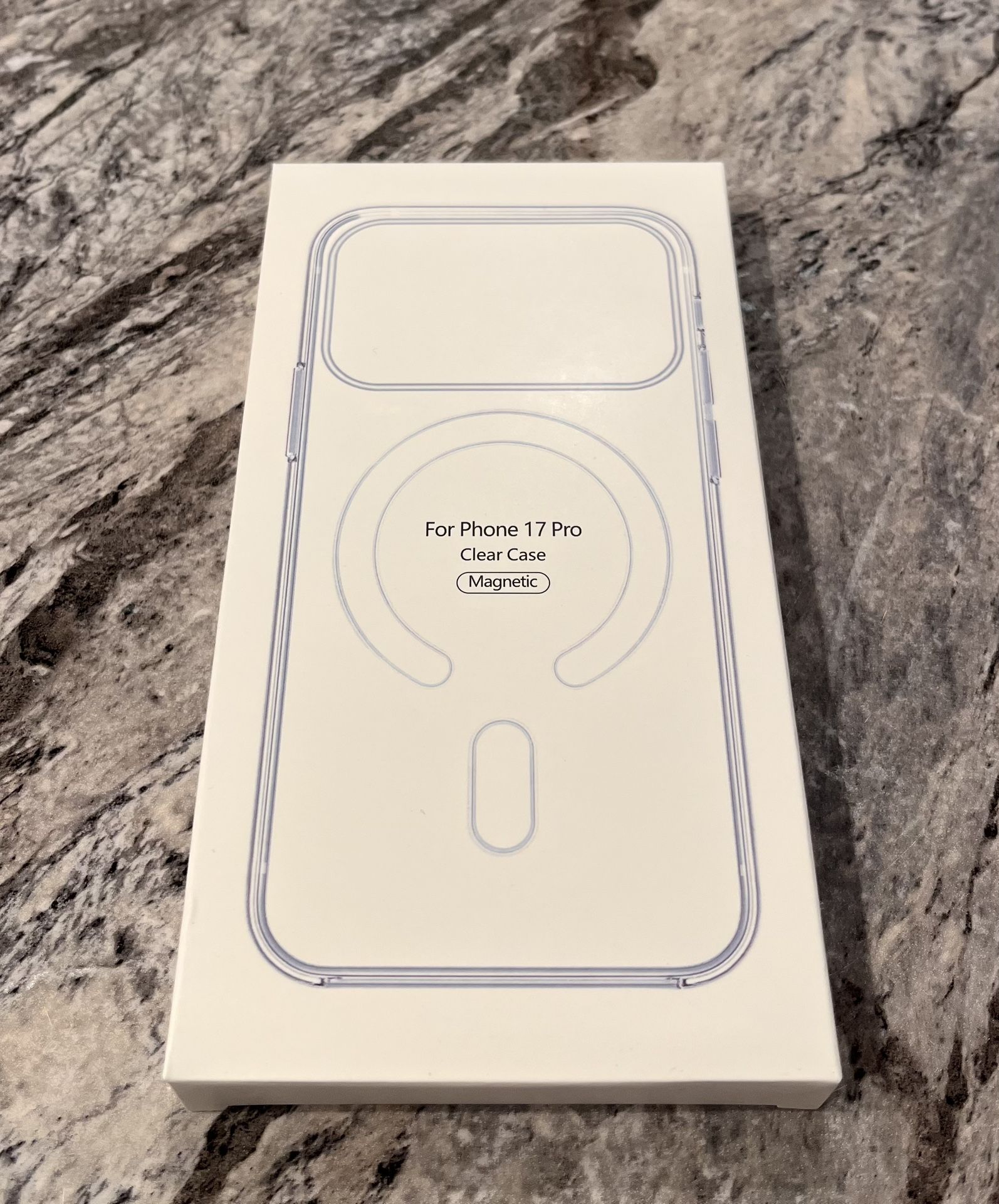 New iPhone 17 Pro Clear Silicone Magnetic Case