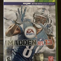 Madden NFL 13 (Microsoft Xbox 360, 2012)