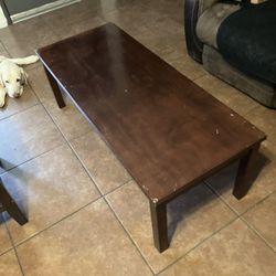 Coffee Table & 2 End Tables