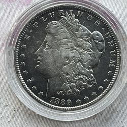 1889 O Morgan Silver Dollar