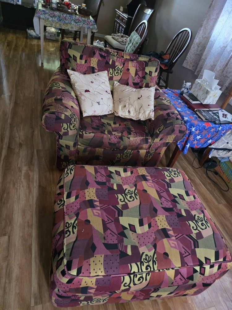 Chair And Ottoman
