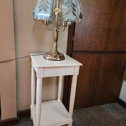 Elegant Touch Lamp with Table