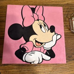 Minnie Mouse Artwork For Girls Room 