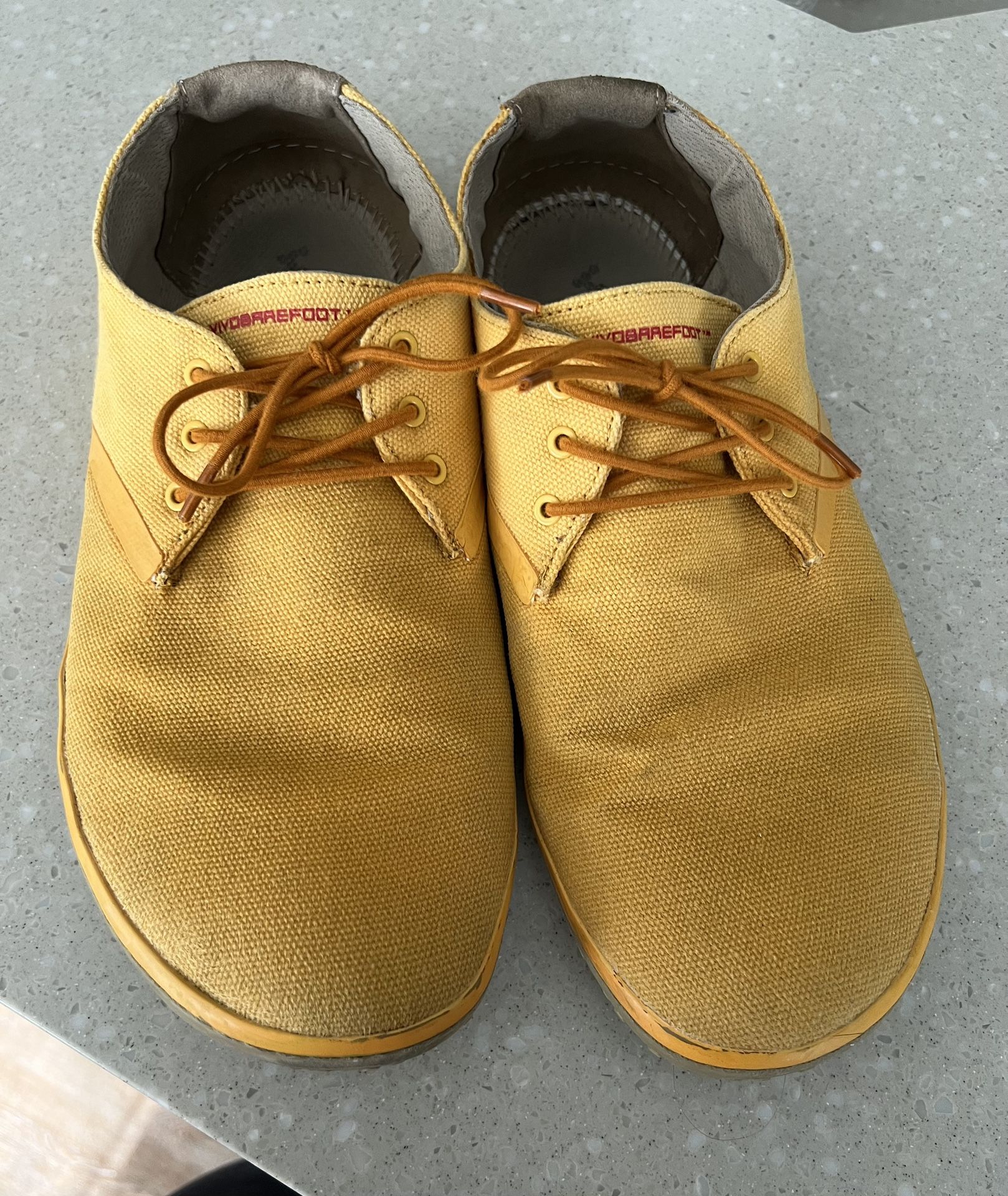 Vivobarefoot RA Canvas • Ochre Yellow • Men’s 12 / EU 45