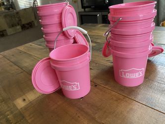 Lowes Pink Mini Bucket