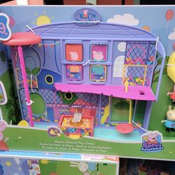 NEW Peppa Pig Peppa's Ultimate Play Center Playset 11 Pieces