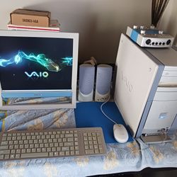 Vintage Sony Vaio Computer From 2002