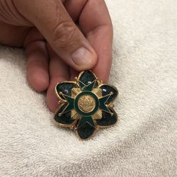 Masonic Medallion Broach Mason's Jewelry