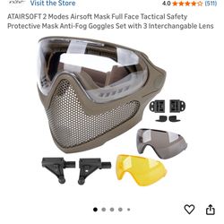 Pilot Mask Airsoft 