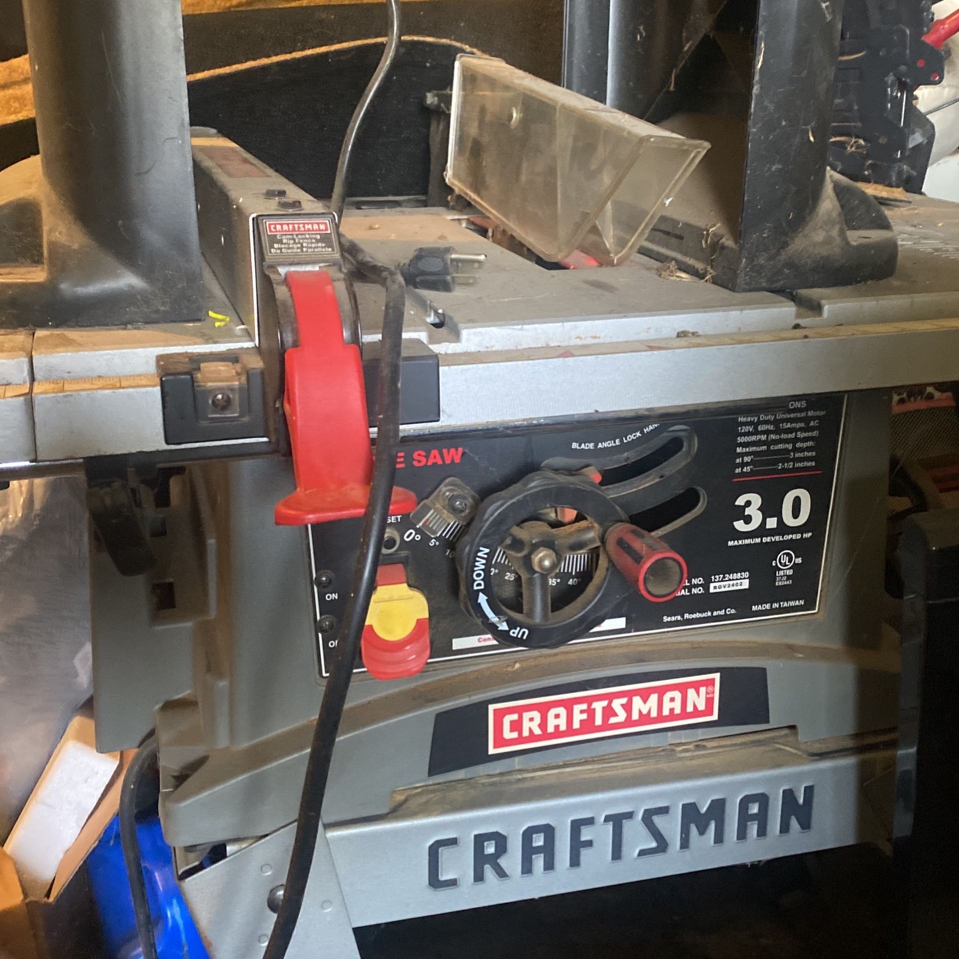 Craftsman Table Saw