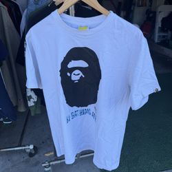 Bape Graphic T Shirt Sz Large