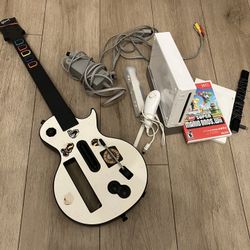Wii Guitar Hero Bundle With Games