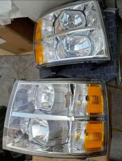 07-13 Chevy Silverado Headlights Faros Calaveras Micas Luces Lamps